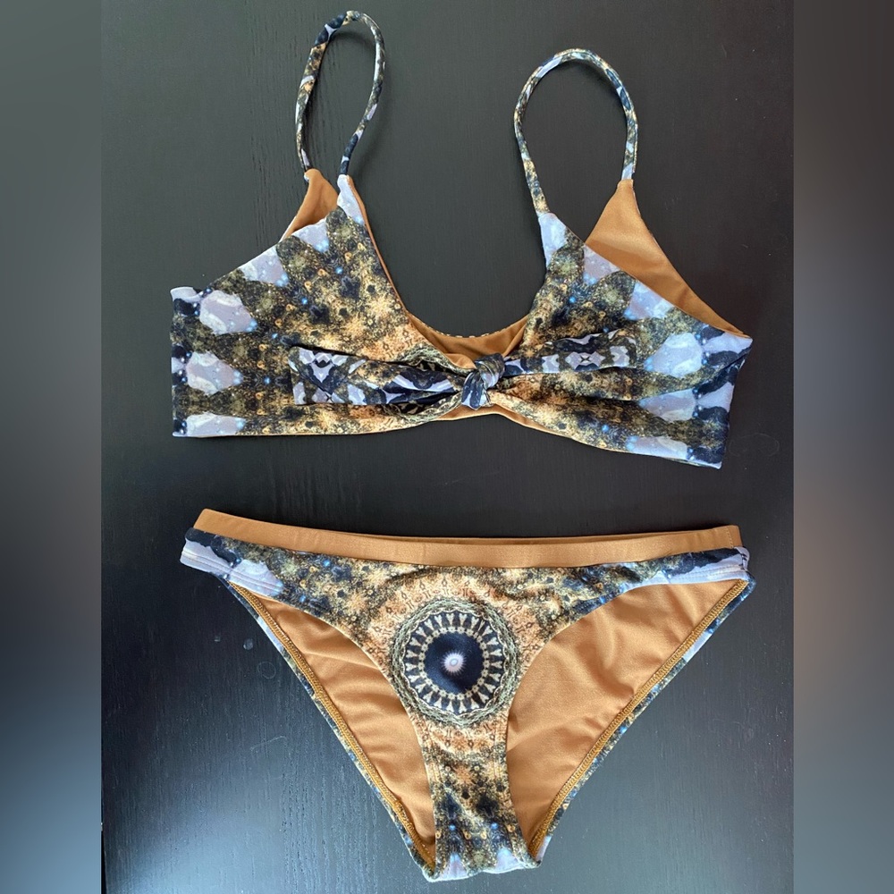 Wolven Threads Noor Two Piece Bikini size small